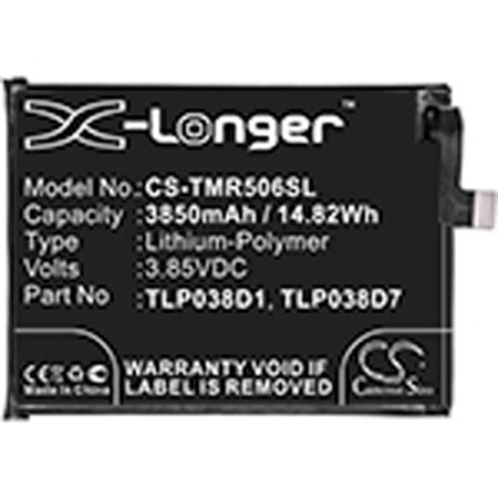 Replacement For Alcatel Tlp038d7 Battery